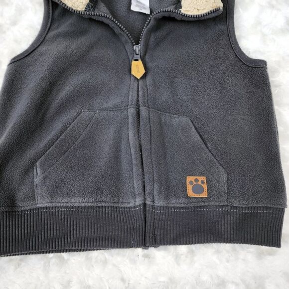Carter's Zip Up Vest Black Size 18m - Picture 5 of 7